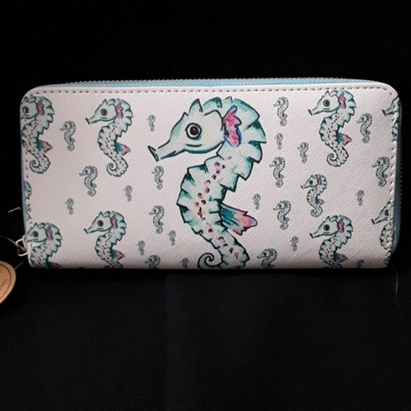 SEAHORSE COASTAL WALLET - Picture 1 of 6